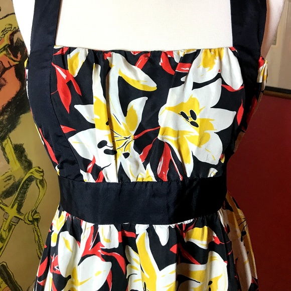 MOULINETTE SOEURS Halter Neck Silk Dress - Picture 3 of 7